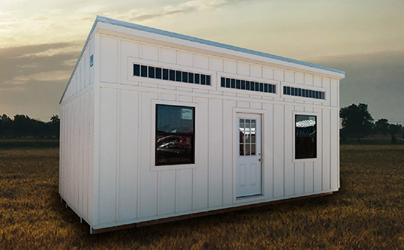 modern storage shed